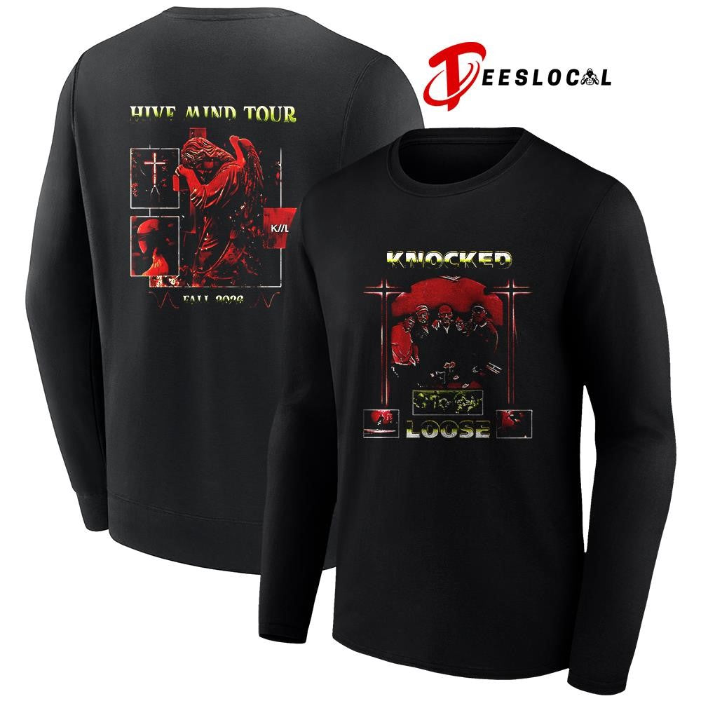 Knocked Loose Hive Mind tour fall 2026 graphic shirt