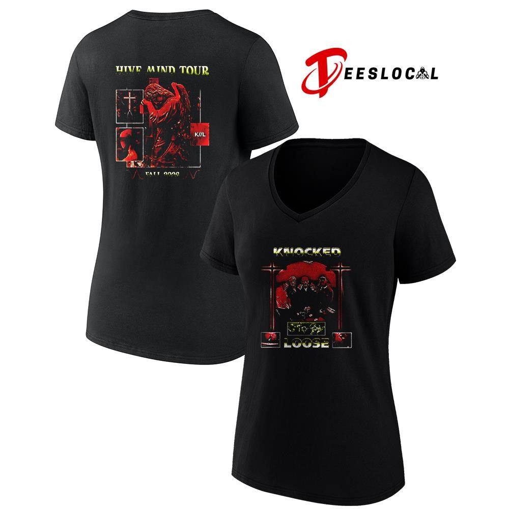 Knocked Loose Hive Mind tour fall 2026 graphic shirt