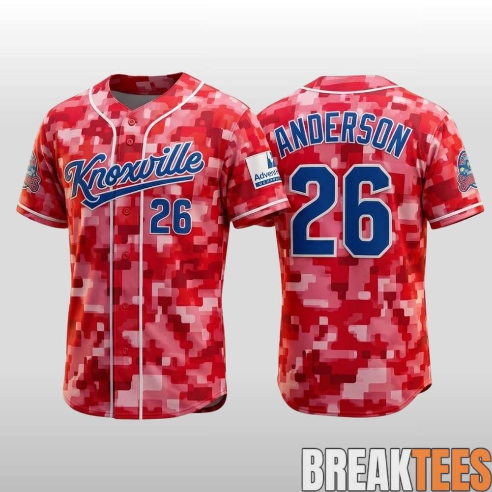 Knoxville Smokies 2026 Camo Baseball Jersey