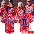 Knoxville Smokies 2026 Military Appreciation Red Camo Custom Jersey