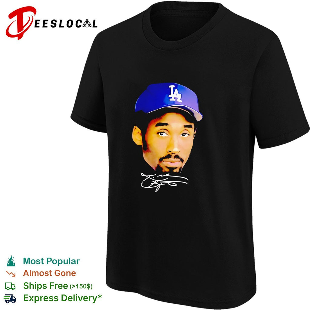 Kobe Bryant Los Angeles Dodgers Los Angeles Lakers NBA signature autograph shirt