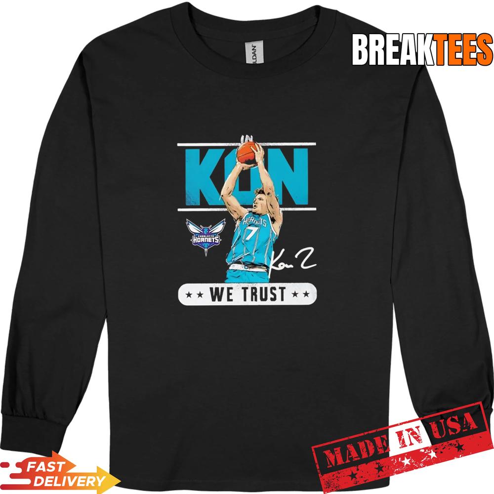 Kon Knueppel we trust Charlotte Hornets basketball T-Shirt