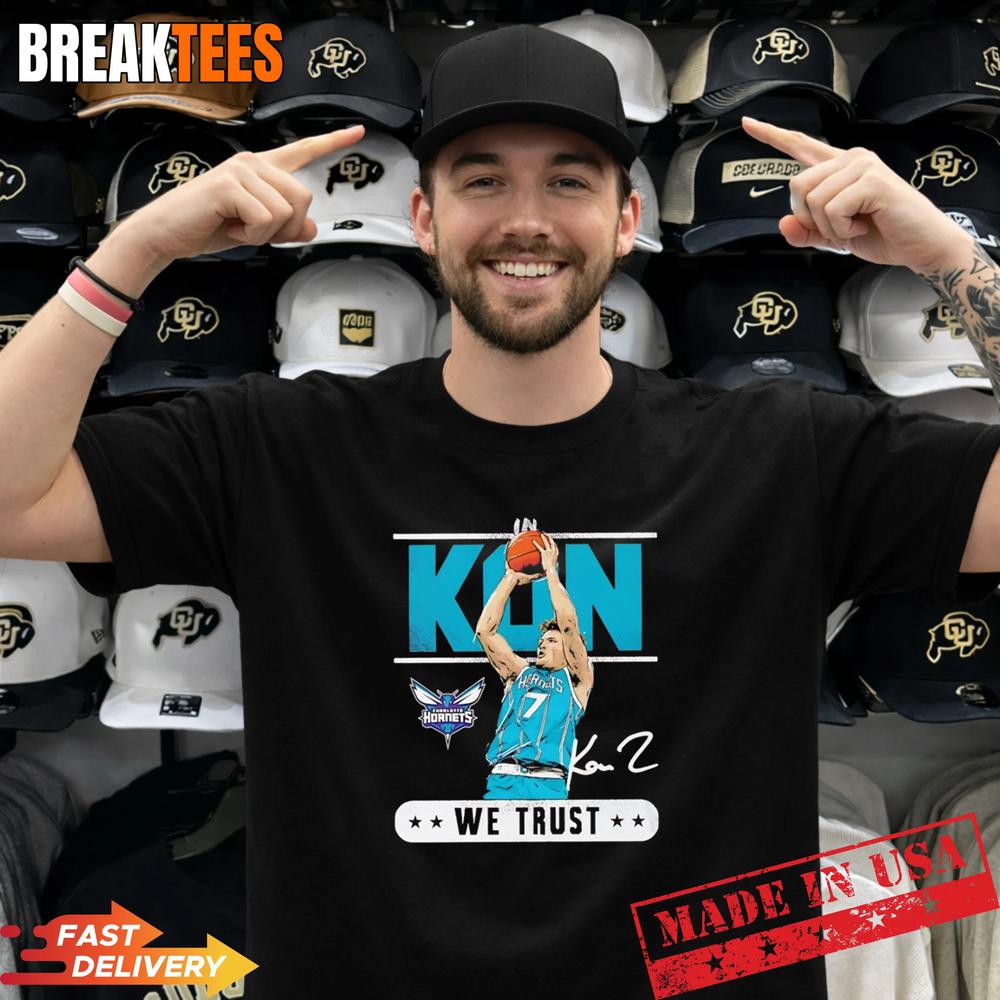 Kon Knueppel we trust Charlotte Hornets basketball T-Shirt