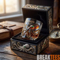 Kraken Black Spiced Rum Premium Blend Octopus Whiskey Glass