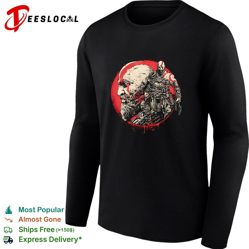 Kratos from God of War Born of Chaos and Destruction shirt