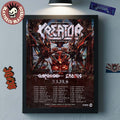 Kreator Krushers Of The World UK And Europe Tour 2026 Schedule Dates Home Decor Poster Canvas