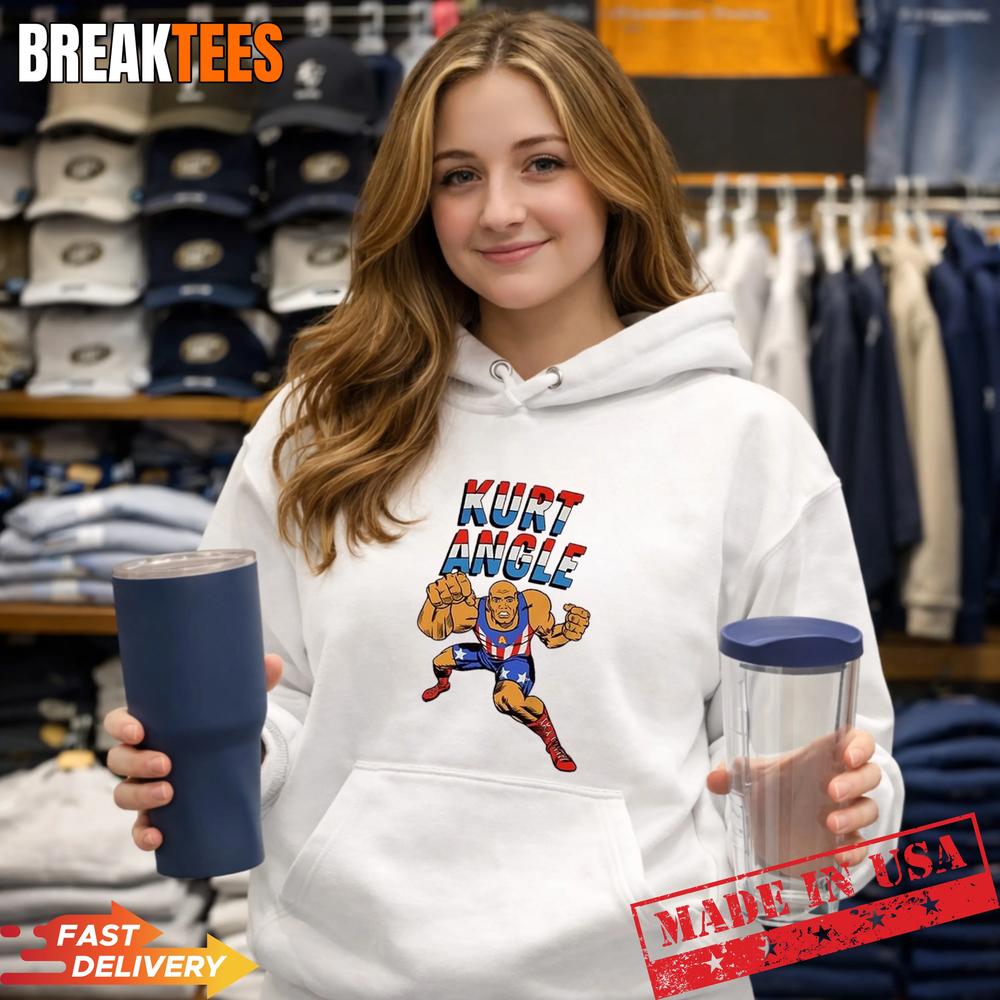 Kurt Angle Olympic Comic T-Shirt