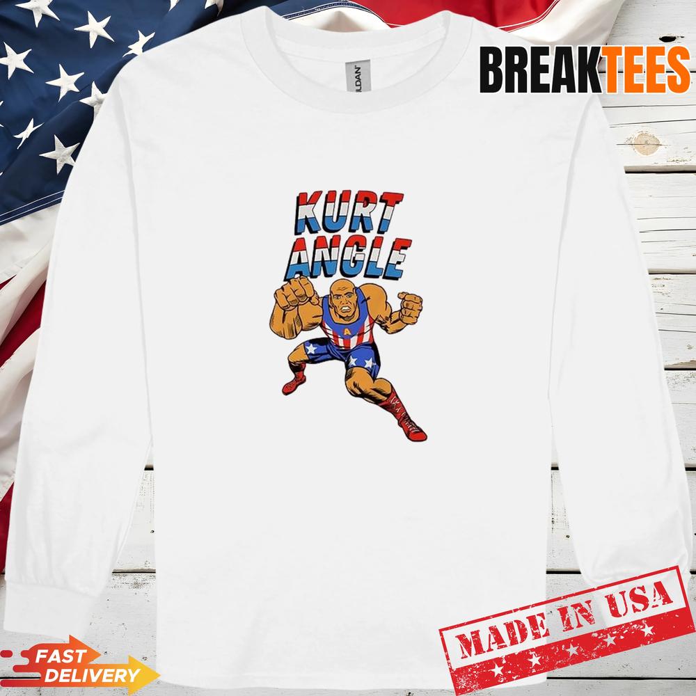 Kurt Angle Olympic Comic T-Shirt