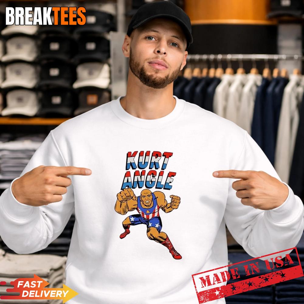 Kurt Angle Olympic Comic T-Shirt