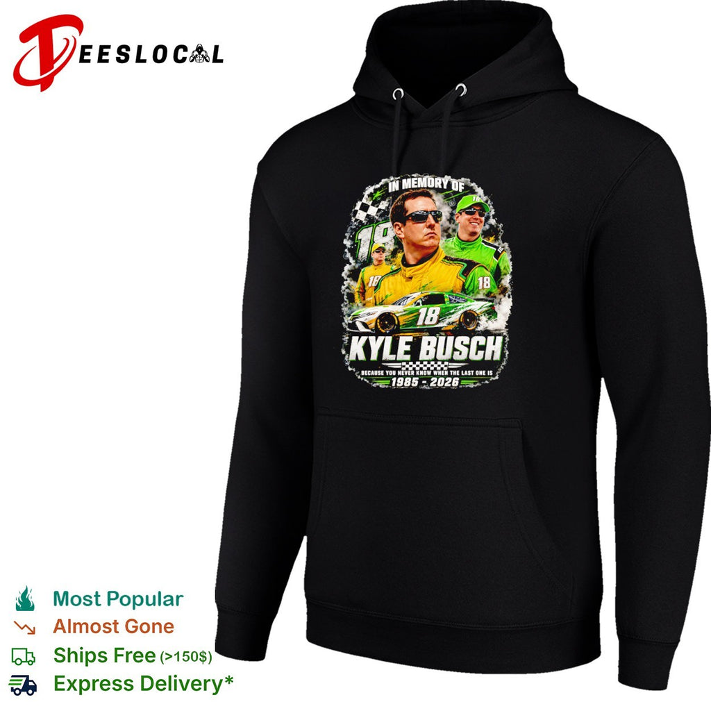 Kyle Busch Joe Gibbs Racing NASCAR In Memory of Kyle Busch 1985 2026 shirt
