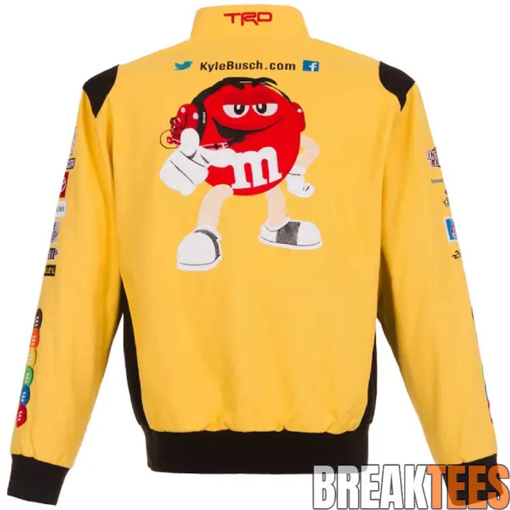 Kyle Busch M&M Jacket – Yellow
