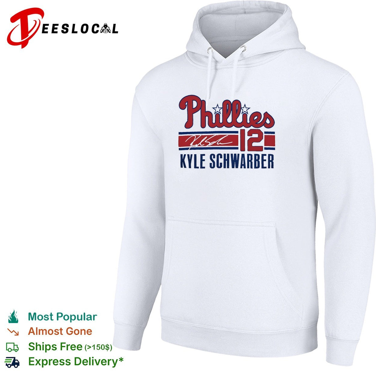 Kyle Schwarber Philadelphia Phillies 12 Signature Phillies shirt