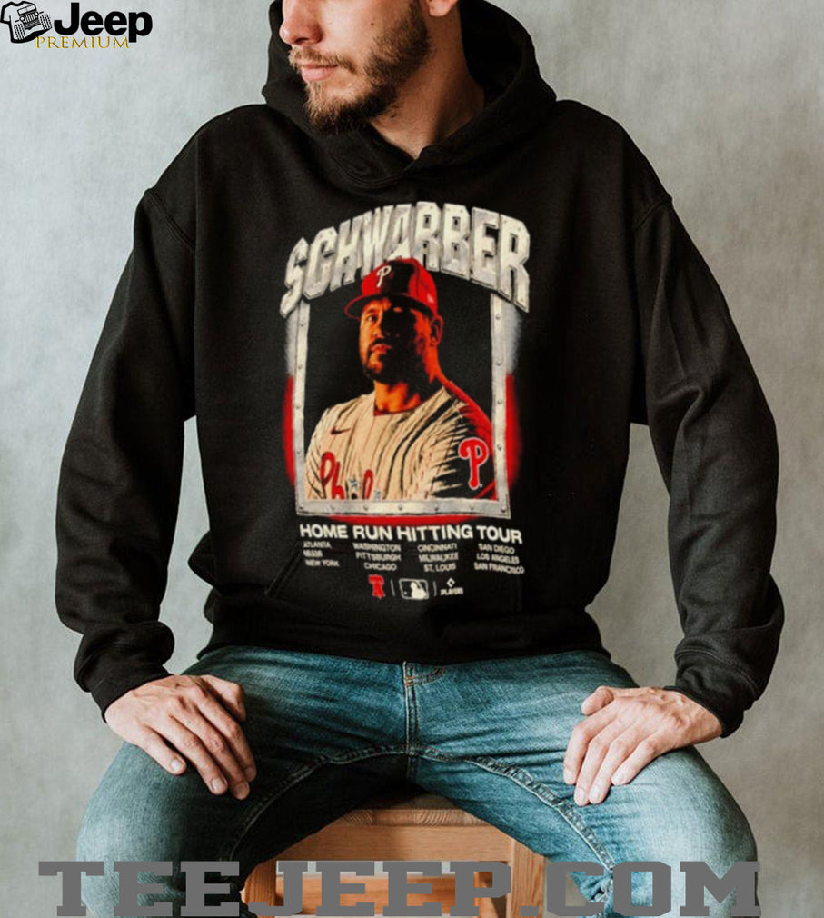 Kyle Schwarber Philadelphia Phillies Home Run Hitting Tour shirt