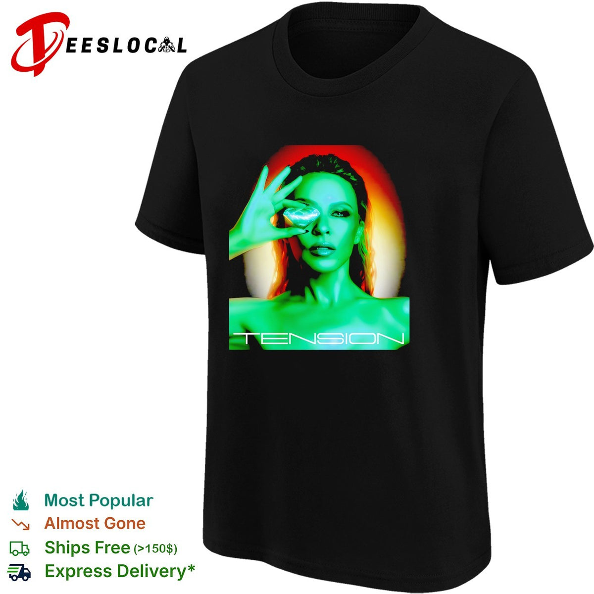 Kylie Minogue Tension Album Cover Artwork Music Fan shirt