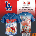 LA Dodgers x Japanese Heritage Night 2026 Special Baseball Jersey