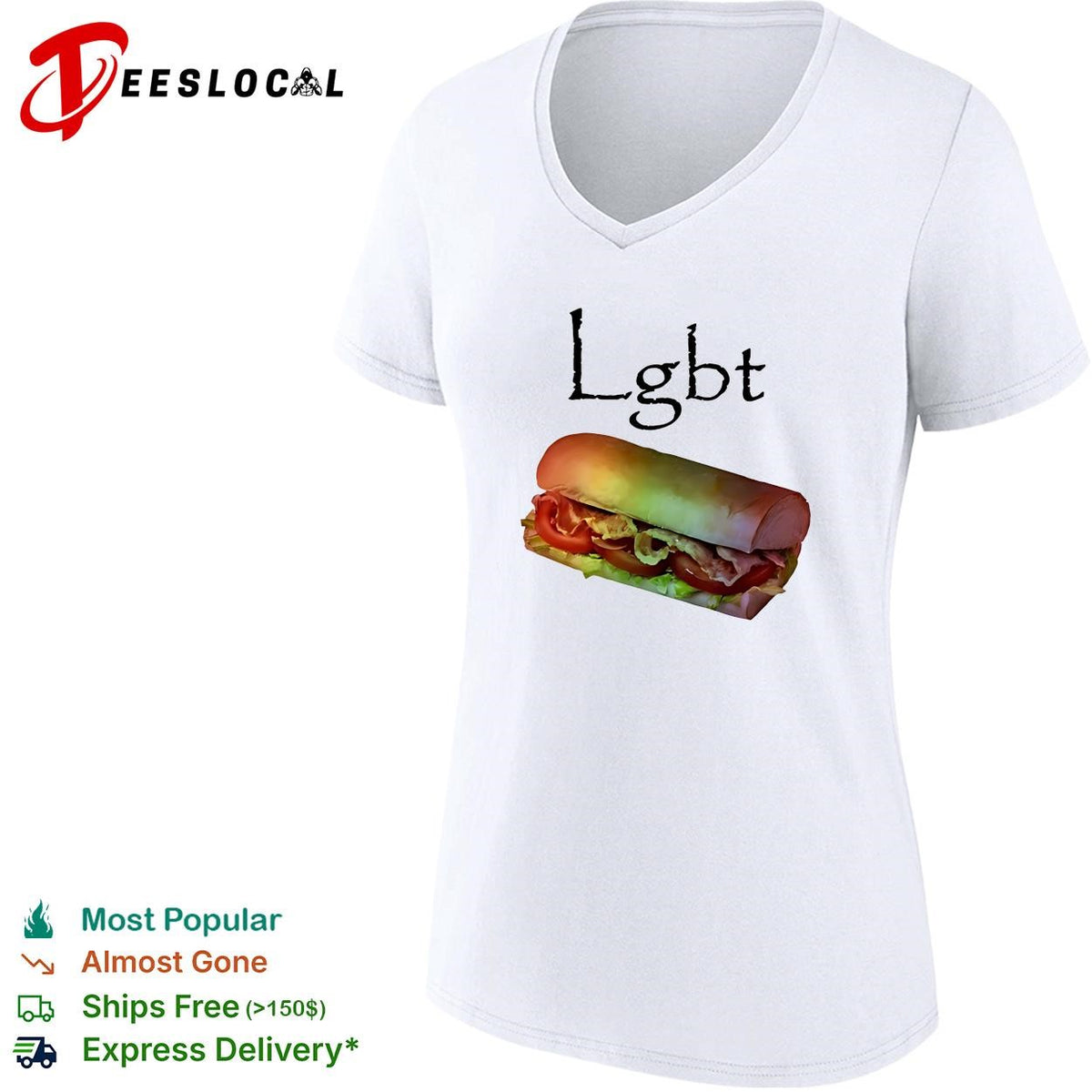 LGBT BLT sandwich funny shirt