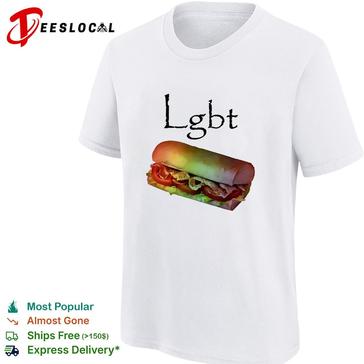 LGBT BLT sandwich funny shirt