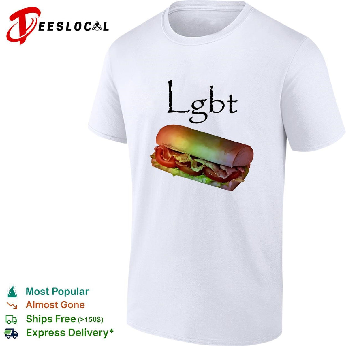 LGBT BLT sandwich funny shirt