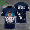 New York Yankees MLB Aaron Judge The King of Swing 3D Shirt