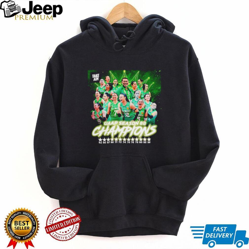 La Salle Lady Spikers UAAP Season 88 Volleyball Champions Graphic T Shirt