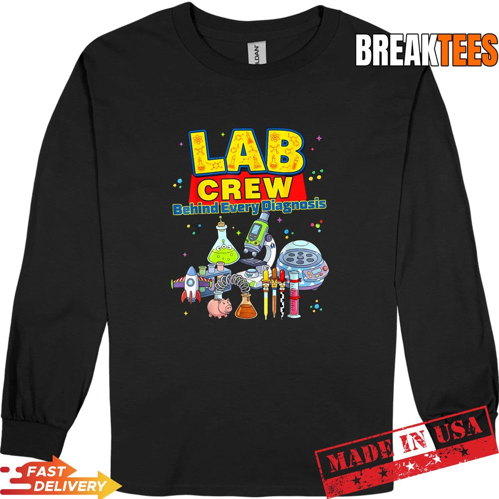 Lab Crew Cute Science Laboratory Diagnostic Lab Week 2026 Shirt