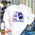 Labatt Blue Light Red Light And Blue Beer Summer Drinking Graphic T Shirt