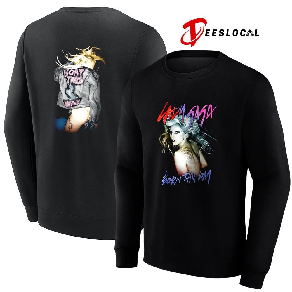 Lady Gaga Born this way graphic shirt