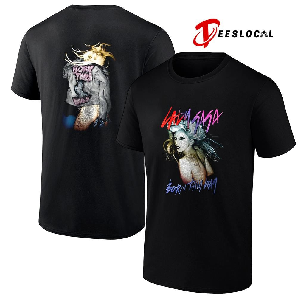 Lady Gaga Born this way graphic shirt