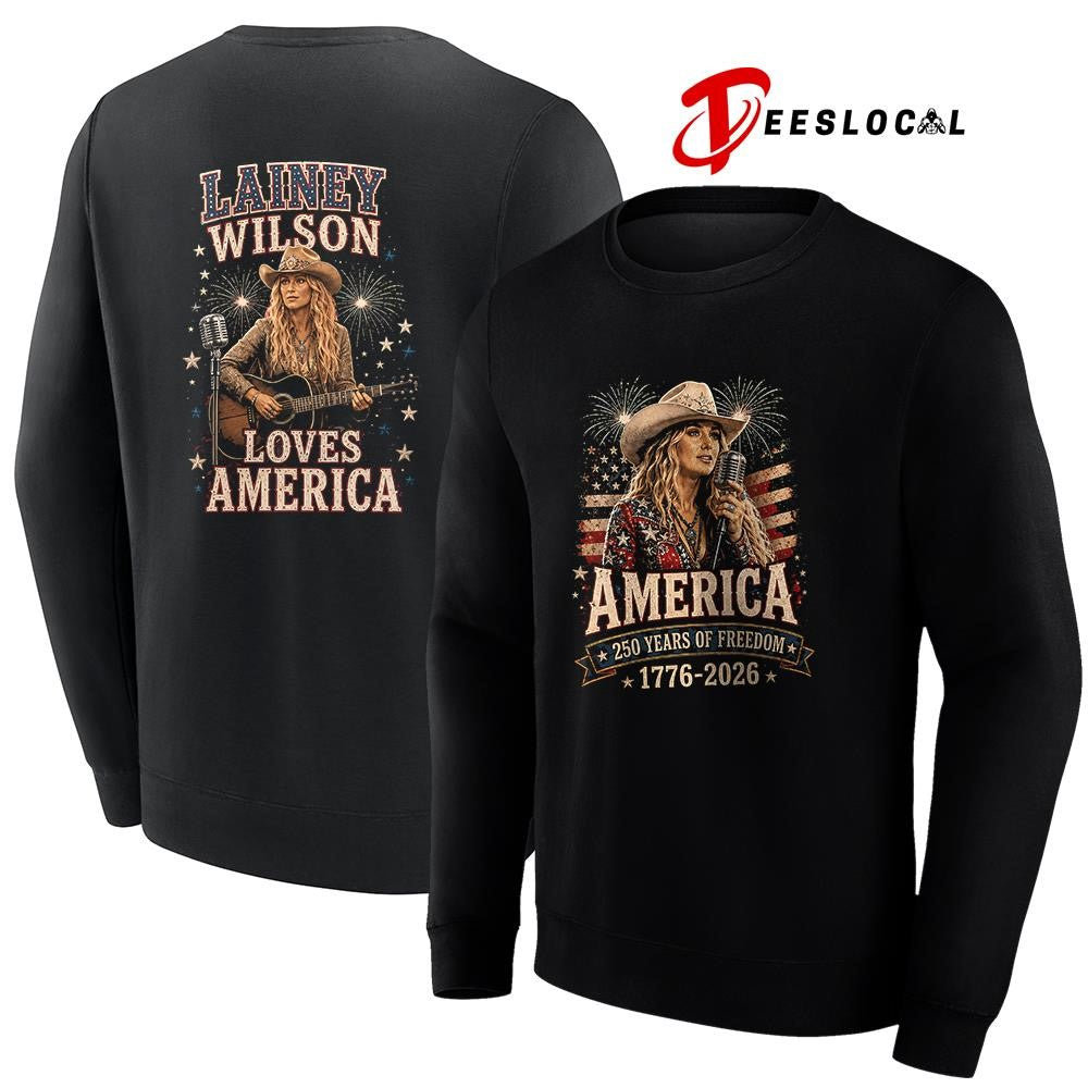 Lainey Wilson America 250 years of freedom loves America shirt