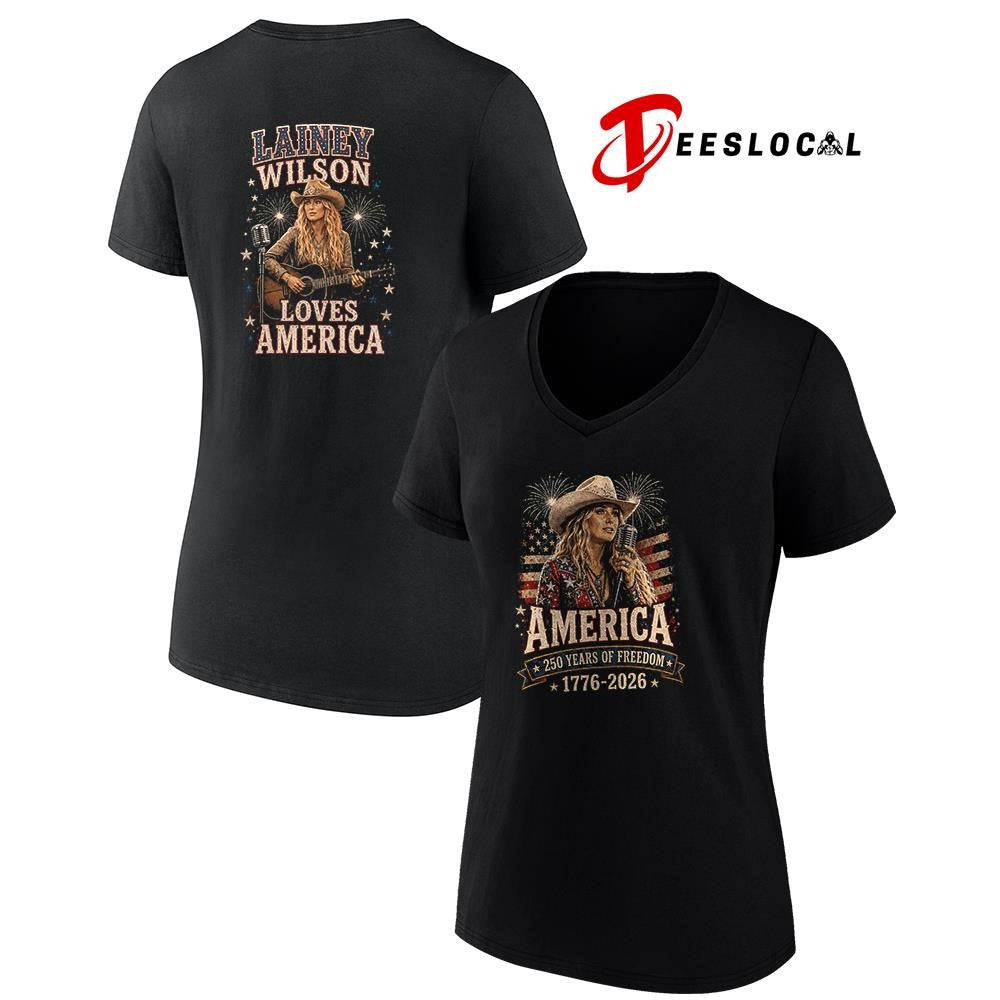 Lainey Wilson America 250 years of freedom loves America shirt