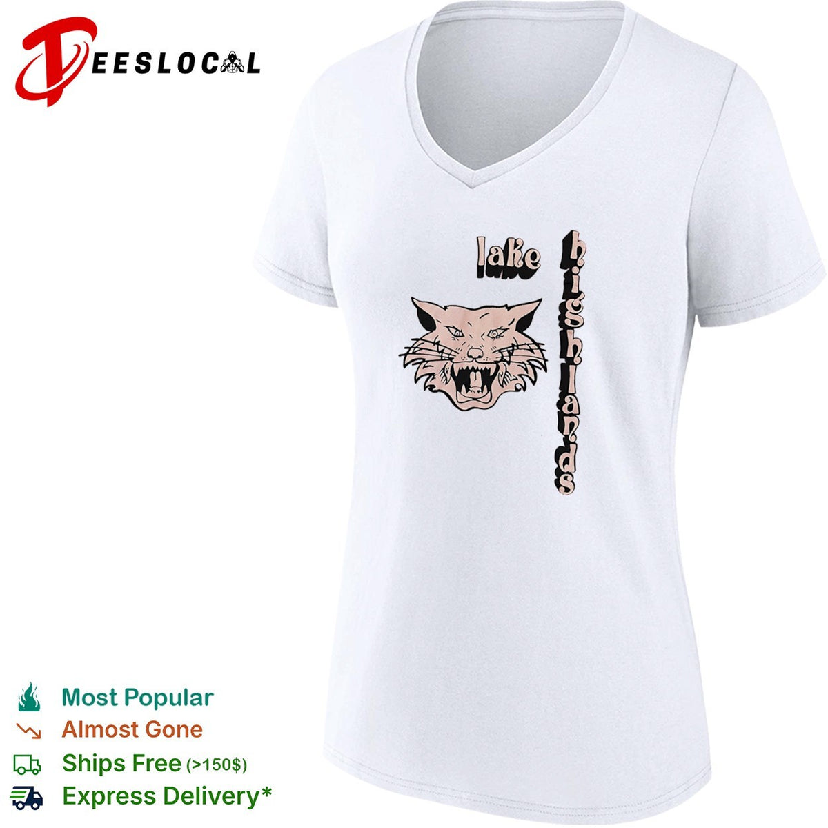 Lake Highlands Wildcat Mascot shirt