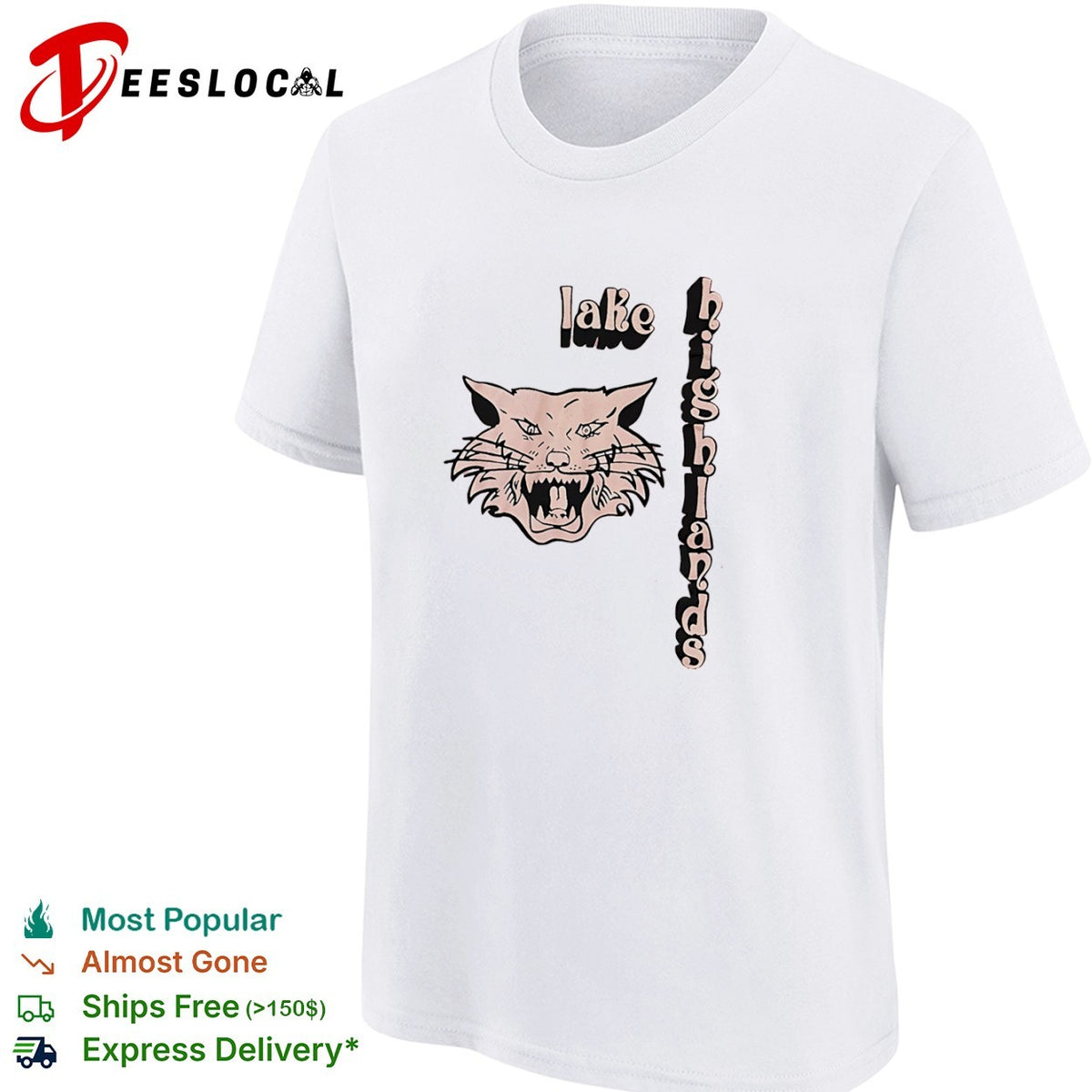 Lake Highlands Wildcat Mascot shirt