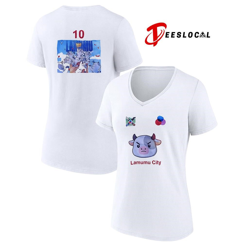 Lamumu city cow graphic shirt