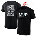 Las Vegas Aces Aja Wilson MVP 1000 point season silhouette graphic shirt