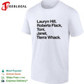 Lauryn Hill Roberta Flack Toni Braxton Janet Jackson Tierra Whack shirt