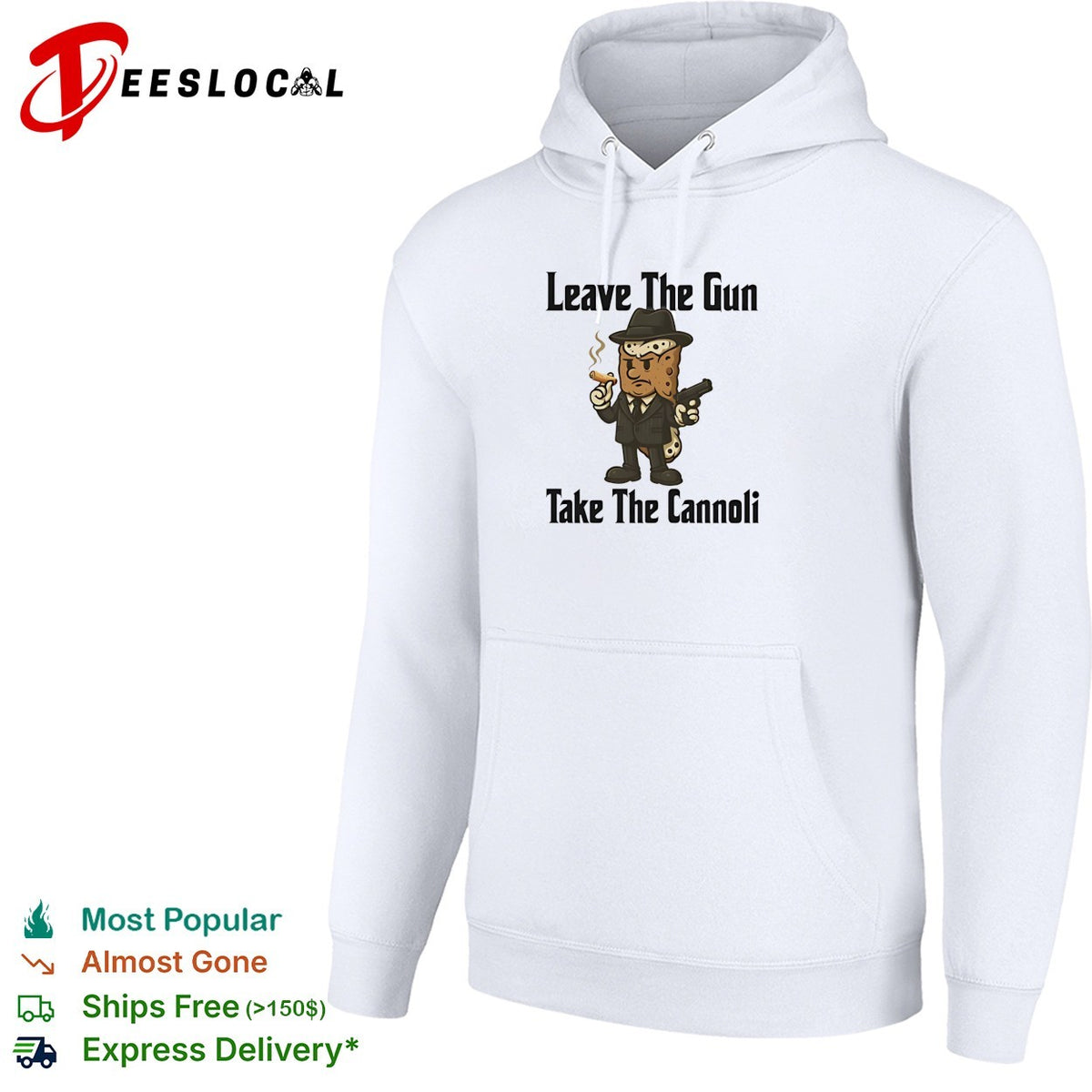 Leave the gun take the cannoli Godfather gangster quote shirt