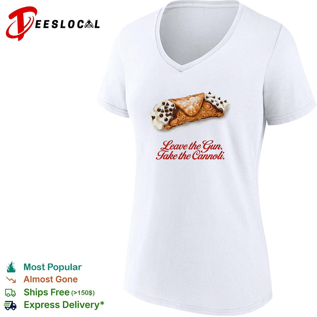 Leave the gun take the cannoli Godfather quote food photo white shirt