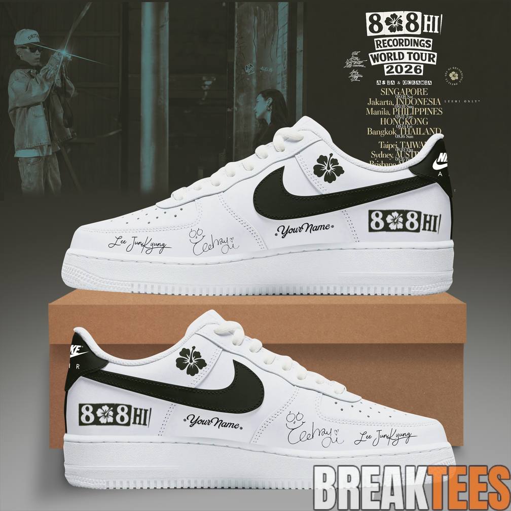 LeeHi x Dok2 808 HI Recordings World Tour 2026 Custom Air Force 1 Shoes