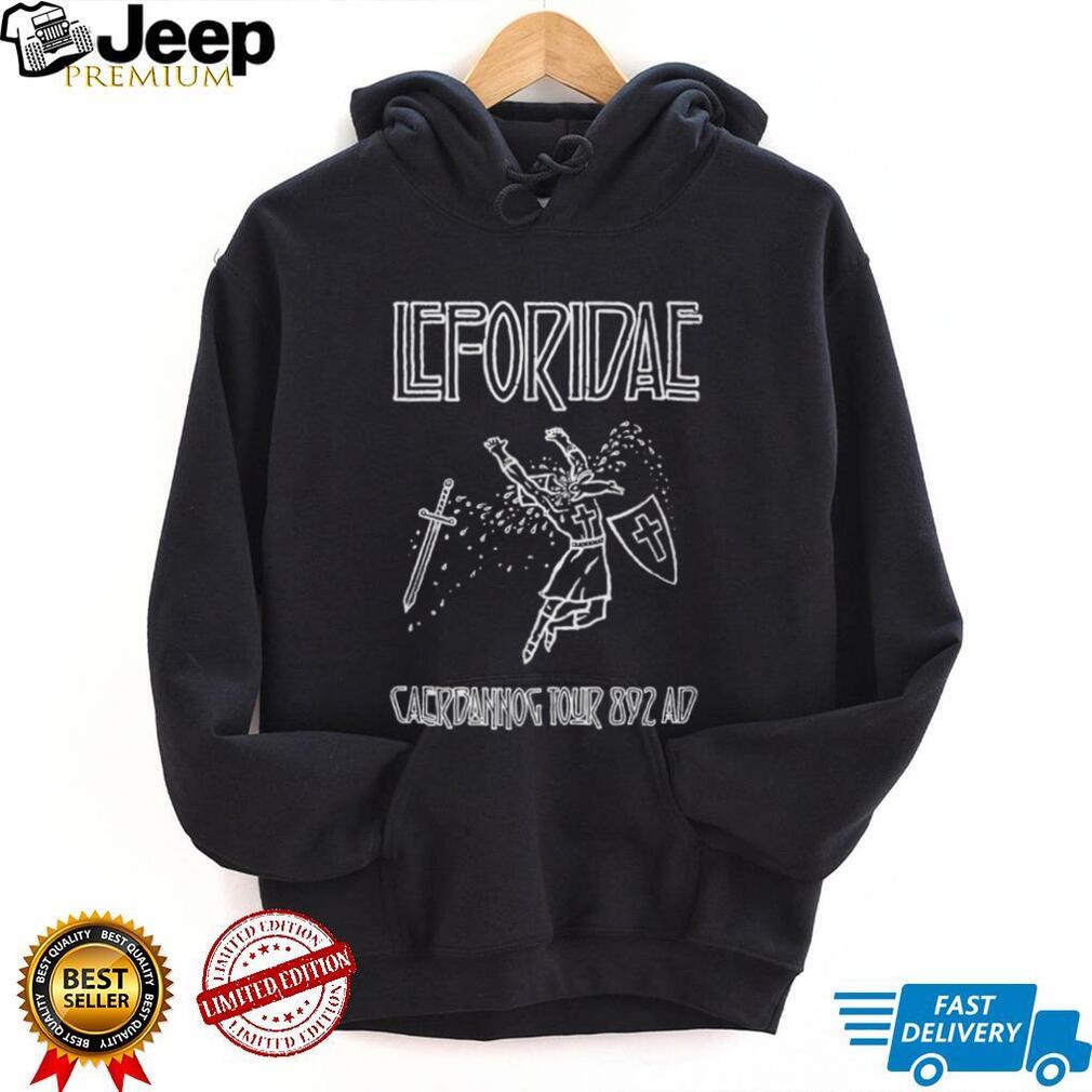 Leforidae Caerbannog Tour 892 AD Black Metal Style Rabbit T Shirt