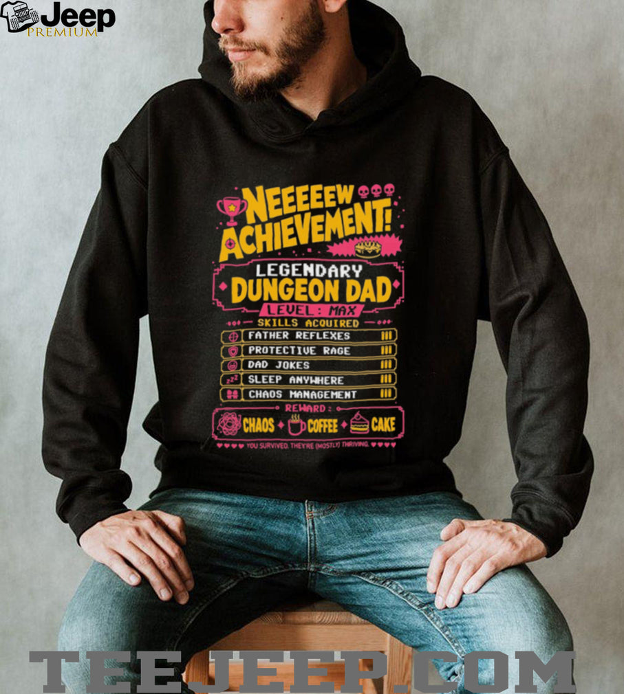 Legendary Dungeon Dad New Achievement Father’s Day shirt