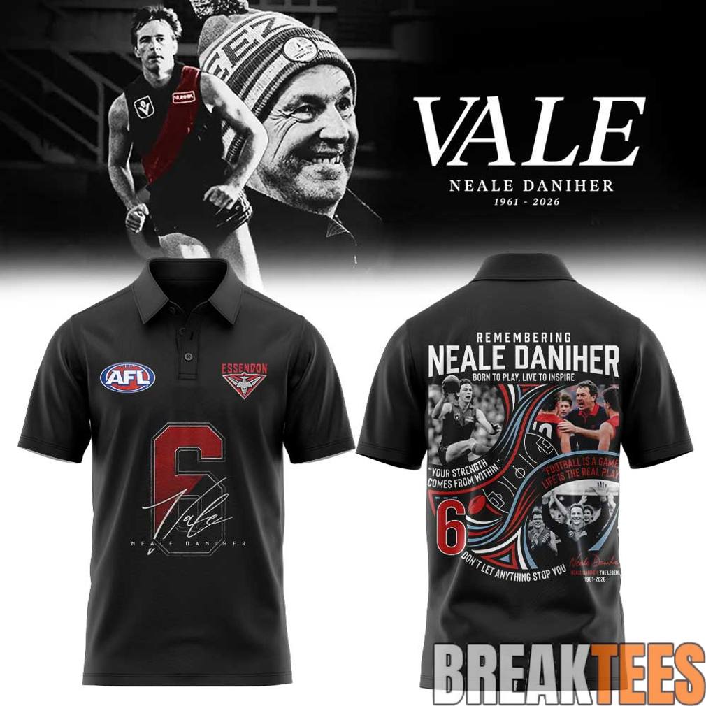 Legendary Essendon Bombers Fight MND Neale Daniher Polo