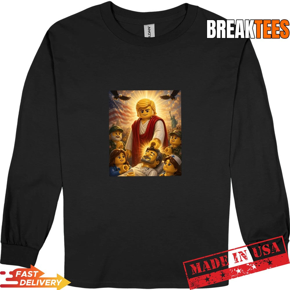 Lego Trump Jesus Parody Shirt