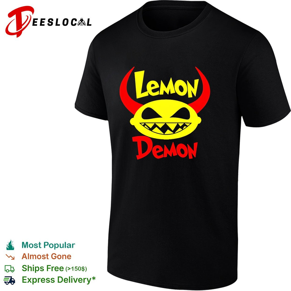 Lemon Demon logo shirt