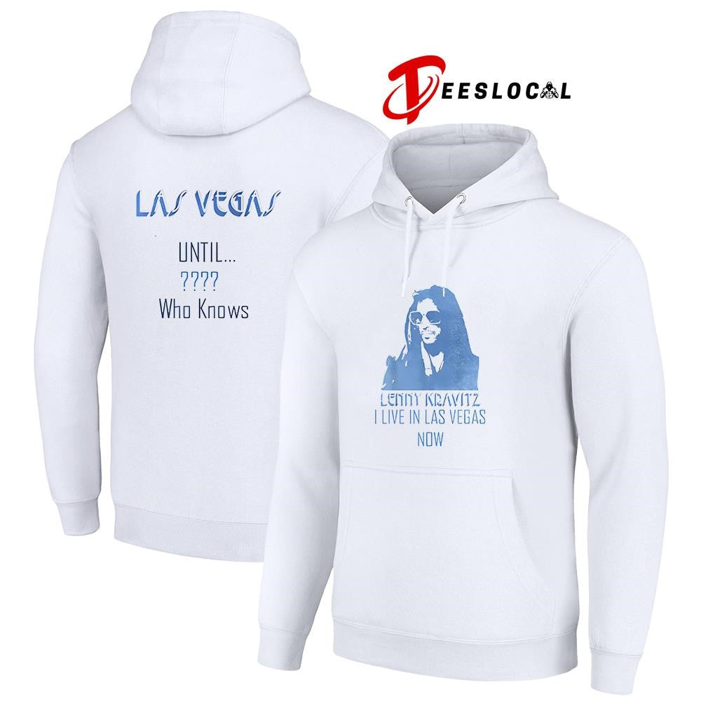Lenny Kravitz I live in Las Vegas now until who knows portrait shirt