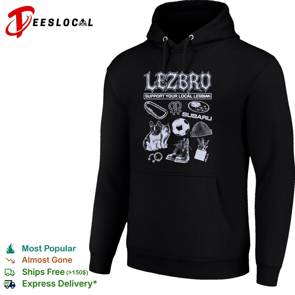 Lezbro support your local lesbian carbiner subaru soccer beanie boots shirt