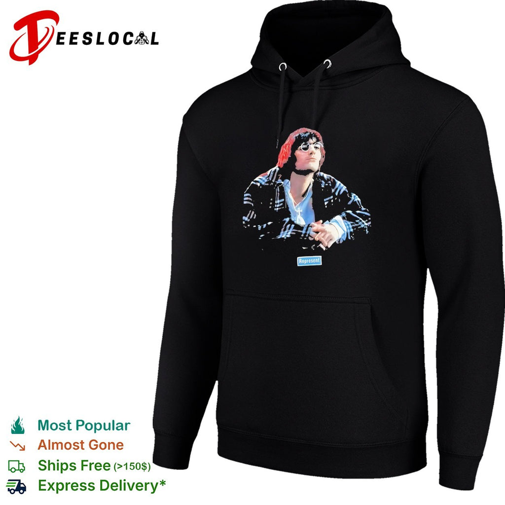 Liam Gallagher Oasis Britpop Icon Represent Music Legend Pop Culture Music shirt