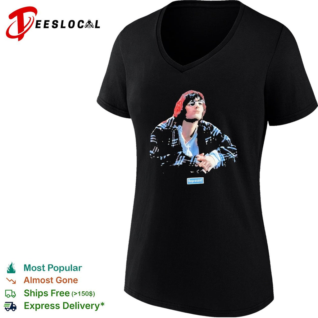 Liam Gallagher Oasis Britpop Icon Represent Music Legend Pop Culture Music shirt