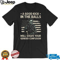 Liberty Skeleton Soldier Patriotic Solve Gender Confusion T Shirt