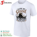 Life is good Papa Bear mountain forest trees nature art shirt