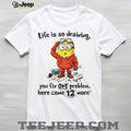 Life is so draining you fix one problem funny Minion shirt